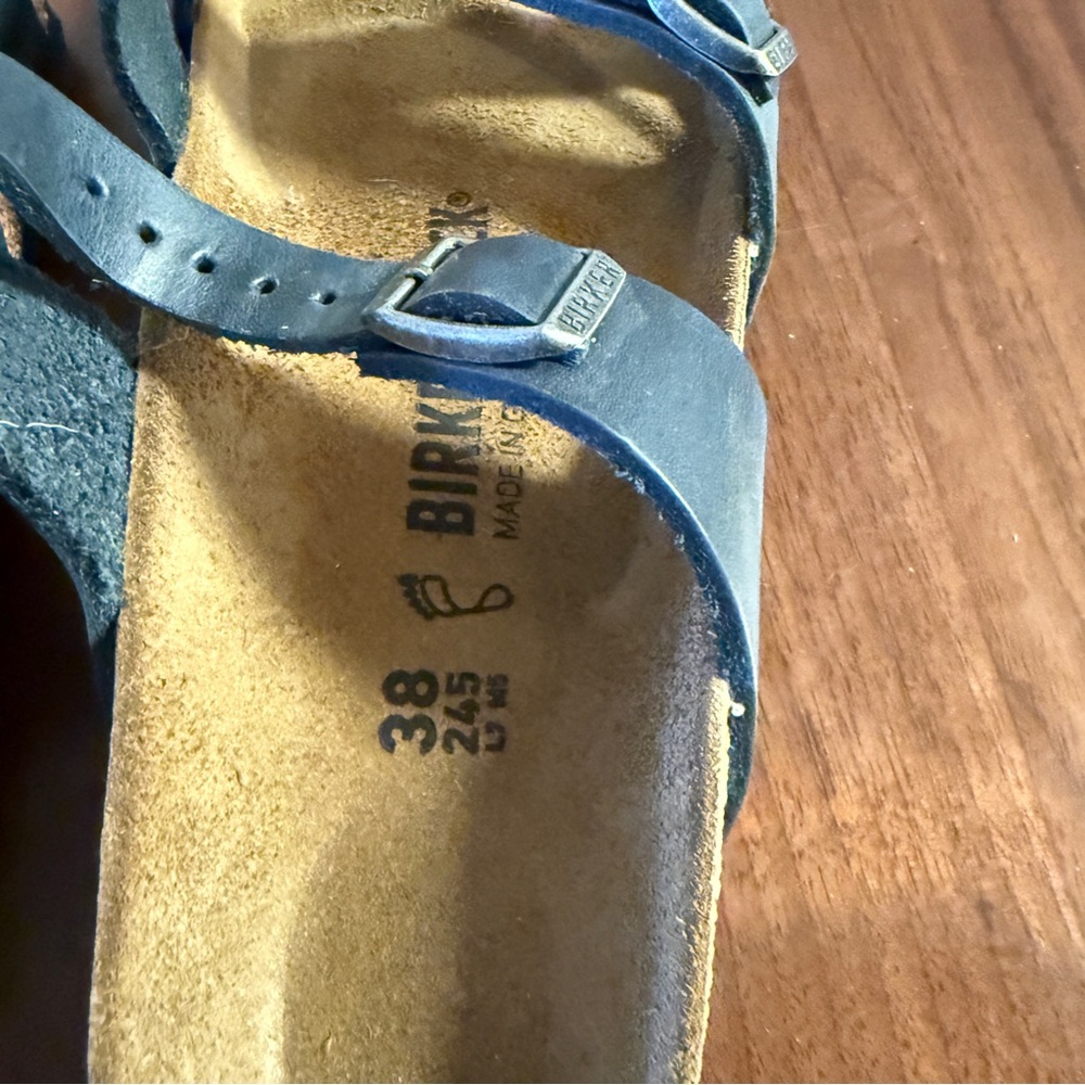 Birkenstock Women’s Navy Blue Sandals - Picture 2 of 5